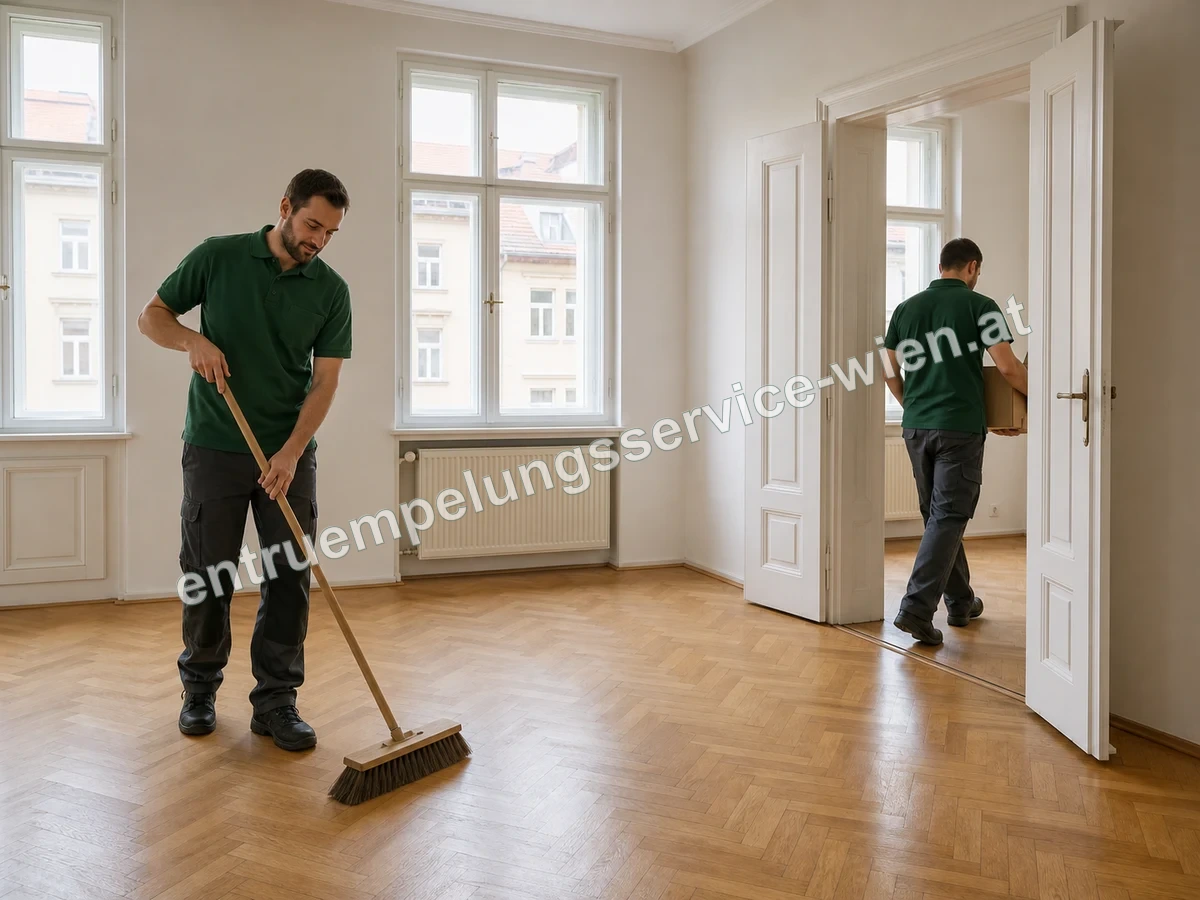 Besenreine Übergabe nach einer kurzfristigen Entrümpelung in Wien